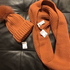 Akira Hazelnut Bailee  Hat & Infinity Scarf
